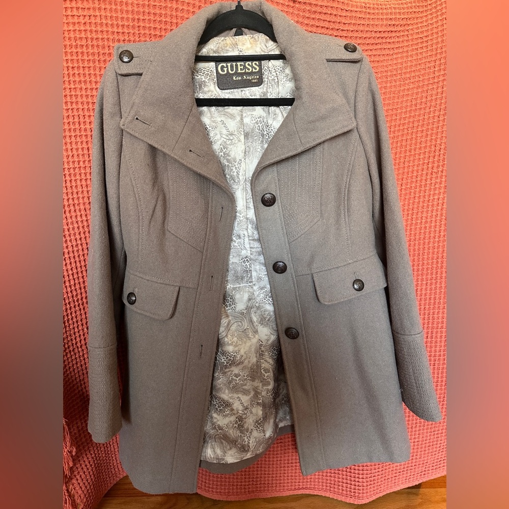 Guess Taupe Peacoat